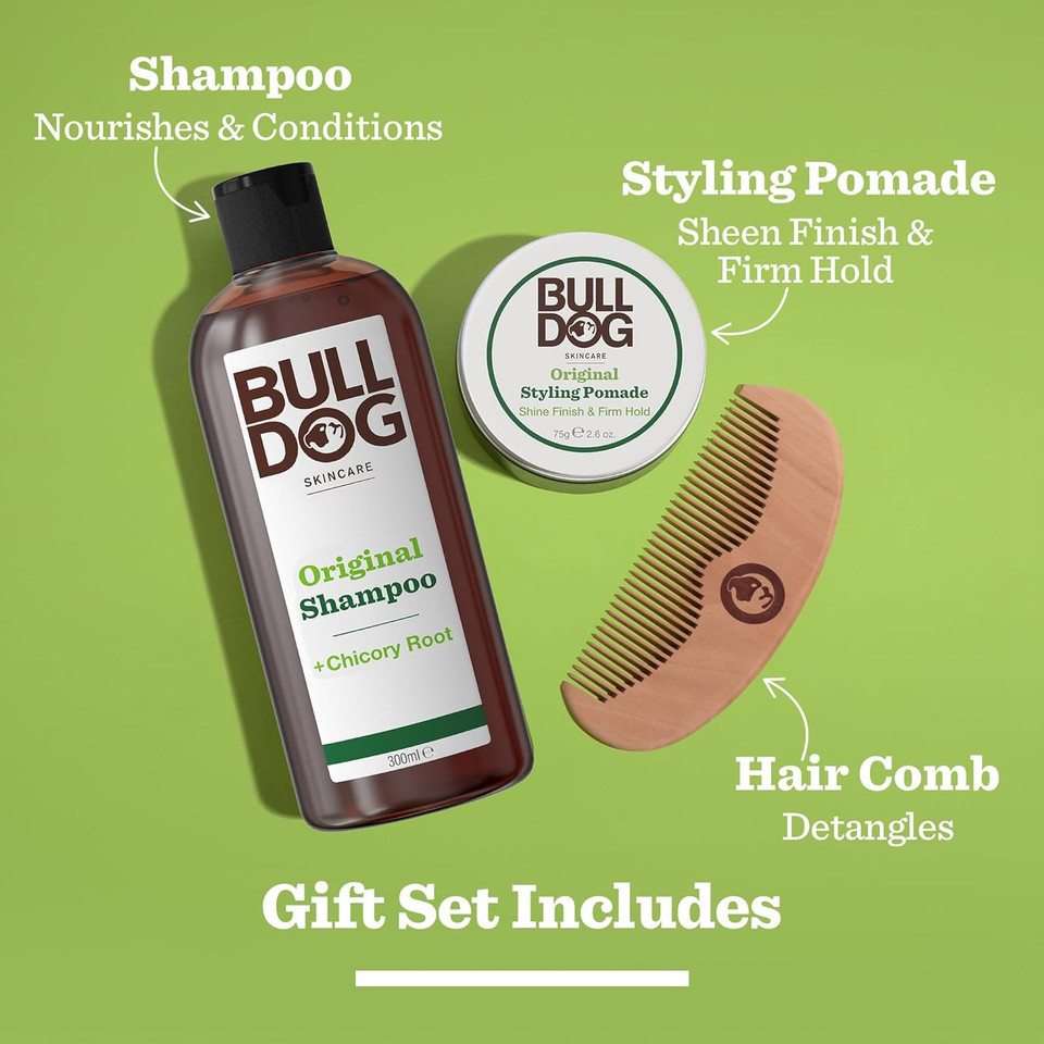 Bulldog Skincare | Men's Gift Set | Original Hair Styling Trio