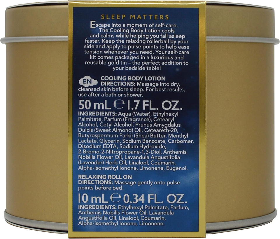 Feather & Down Sweet Dream Perfect Sleep Gift Set (50ml Pillow Spray & 10ml Relaxing Roll On) - With Lavender & Chamomile Essential Oils. Cruelty Free. Vegan Friendly. Natural Extracts