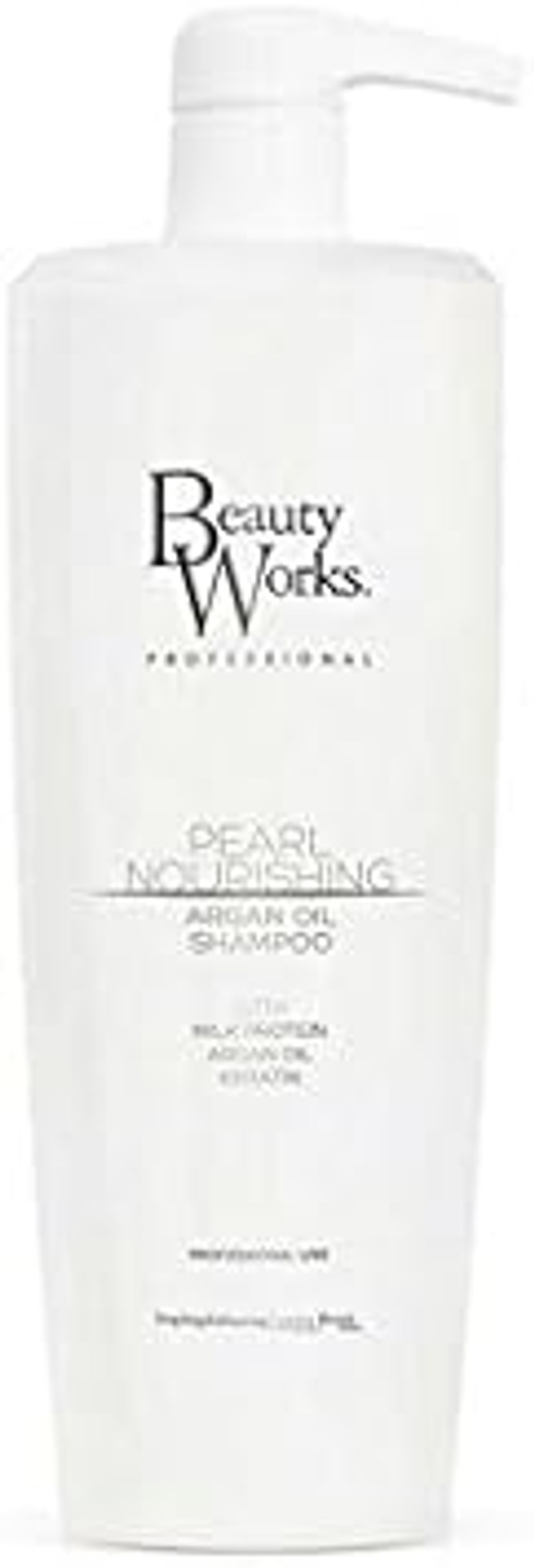 Beauty Works Pearl Nourishing Argan Oil Shampoo 1 Litre