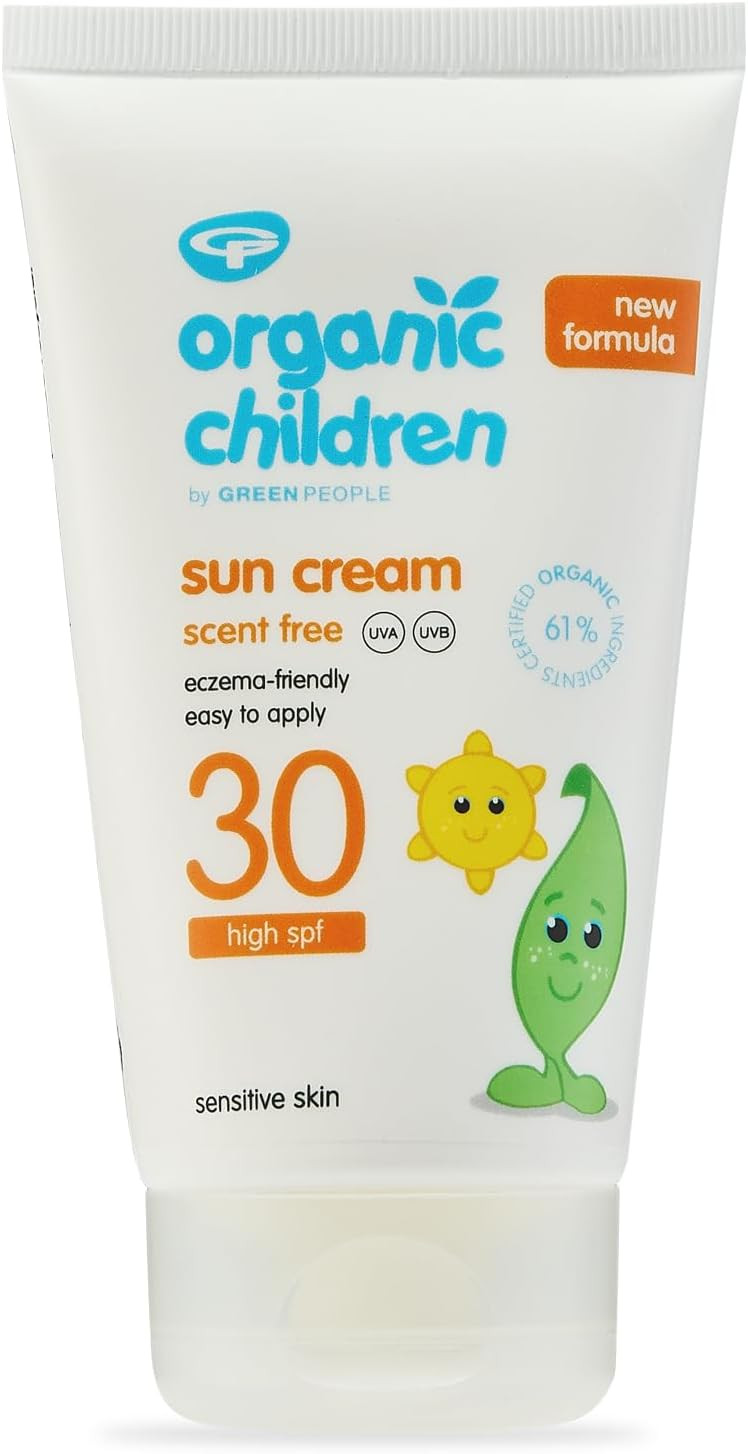 Green People Organic Children Sun Cream SPF30 + After Sun - Natural, Organic Sunscreen for Kids - Easy to Apply - Vegan & Cruelty Free - 2x150ml