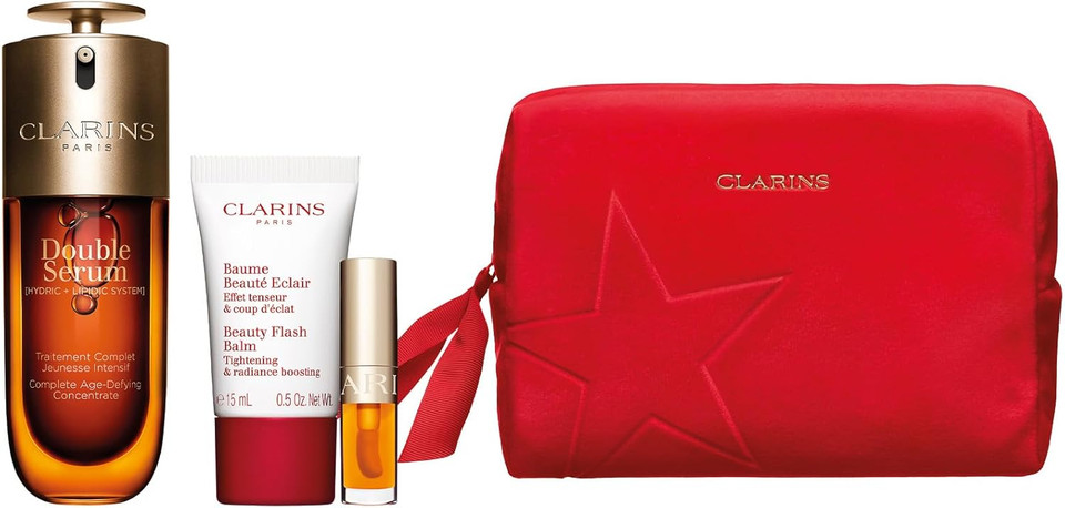 Clarins Double Serum Collection | Worth £108 | Includes Full Size NEW Double Serum 50ml