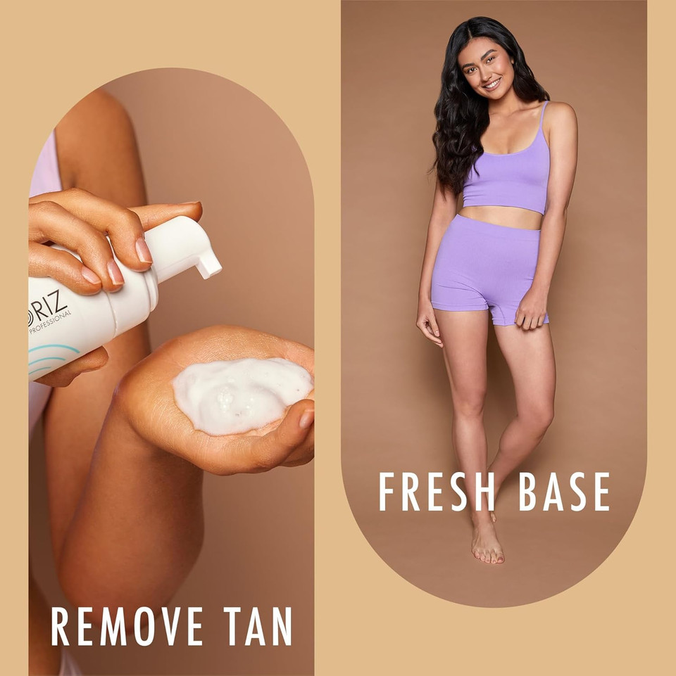 St Moriz Professional Self-Tan Remover Foam | Removes Old Fake Tan in 5 Minutes | With Aloe Vera to Hydrate & Moisturise the Skin | Rapid Fake Tan Remover | 100ml