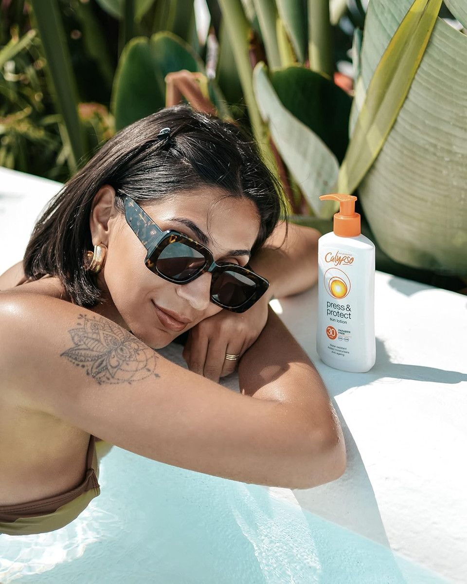 Calypso Sun Lotion SPF30, 24 hours Moisturisation, Anti Ageing, Water Resistant, 200ml