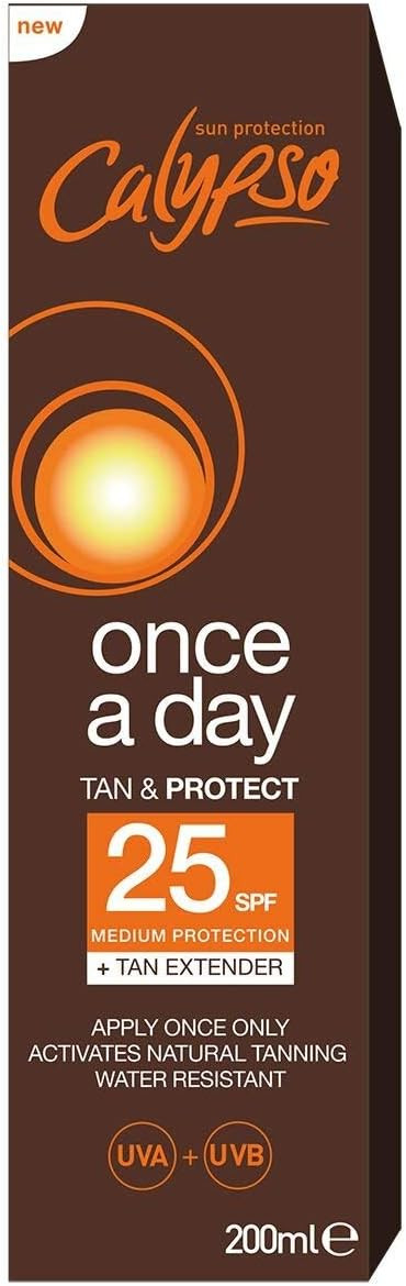 Calypso Once A Day Tan & Protect SPF25-200 ml CALC25TAN