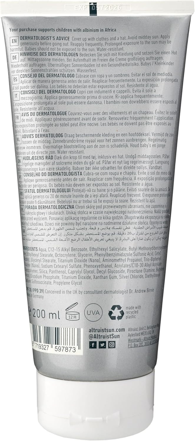 Altruist Family Sunspray SPF50 250ml, White