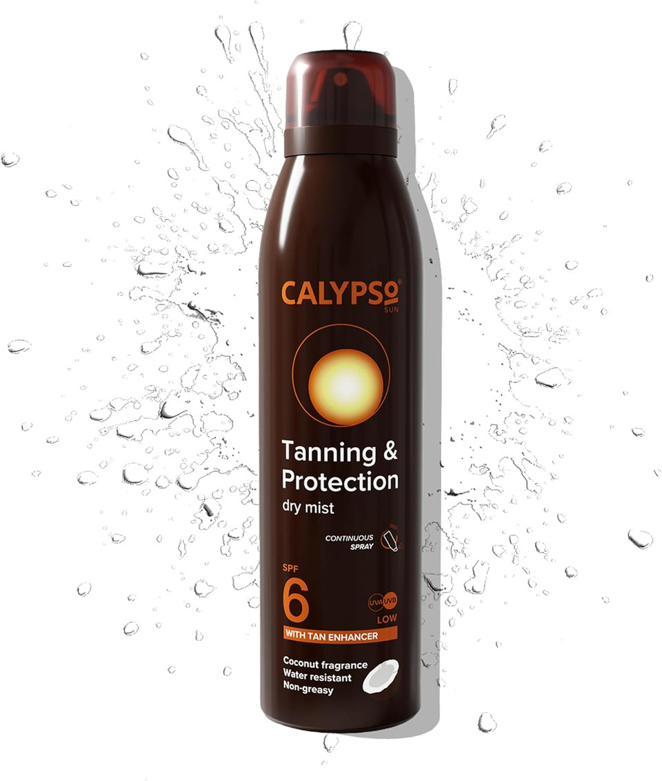 Calypso Tanning and Protection Spray SPF6 (Pack of 2)