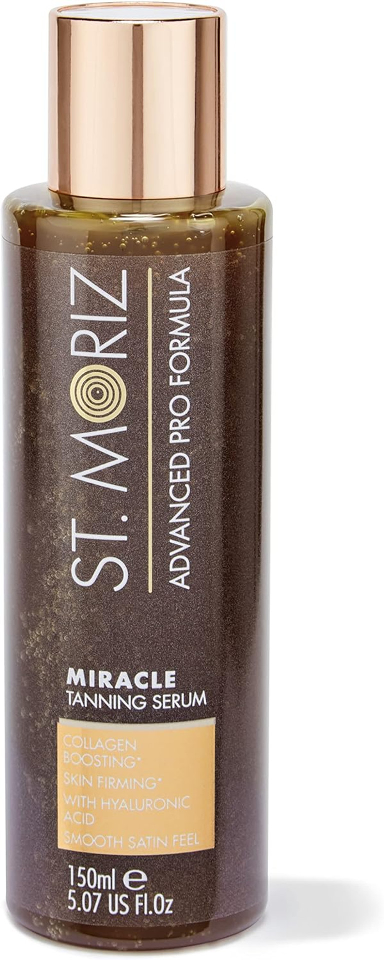 St Moriz Advanced Miracle Gradual Tanning Serum in Light | Anti Ageing Fake Tan Serum with Hyaluronic Acid for Extra Hydration | Skin Firming & Collagen Boosting | Gradual Tan Moisturiser | 150ml