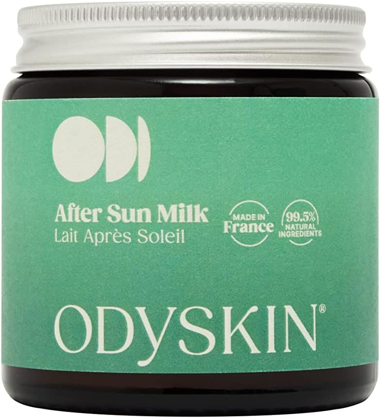 Odyskin After Sun Milk, 100ml - Cosmos Organic and Vegan certified, 100% natural ingredients, highly nourishing, for immediate relief from sun exposure. Zero-waste packaging
