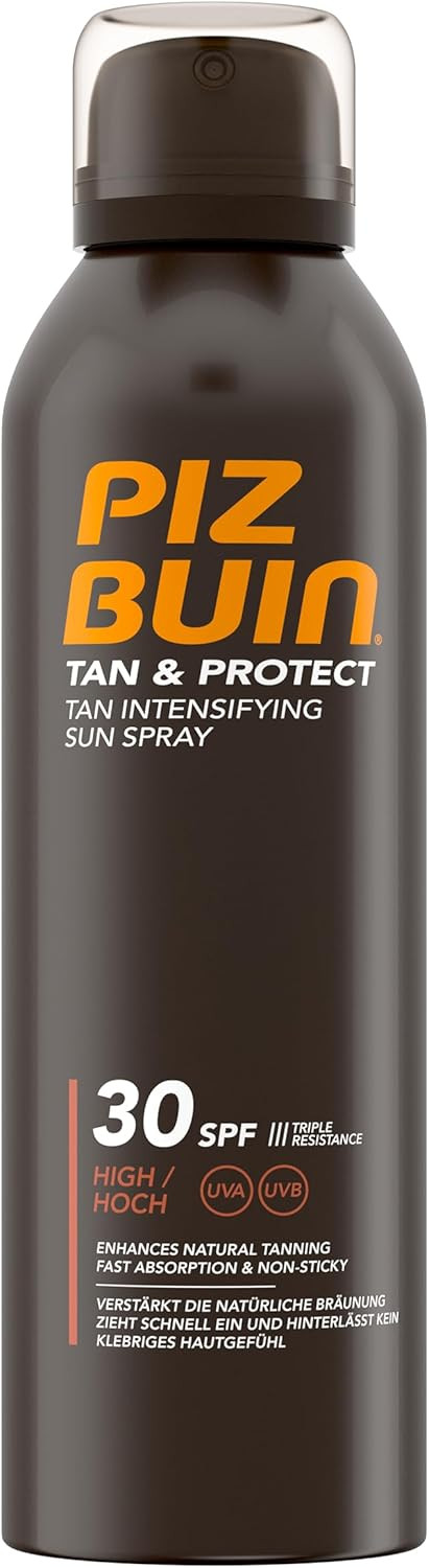 Piz Buin Tan and Protect Tan Accelerating Oil Spray SPF 15, 150 ml (Pack of 2)