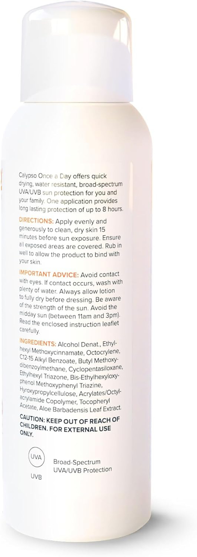 Calypso Once a Day Sun Protection SPF 50