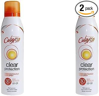Calypso Clear Protection Continuous Spray SPF30-175 ml CALS30 (Pack of 2)