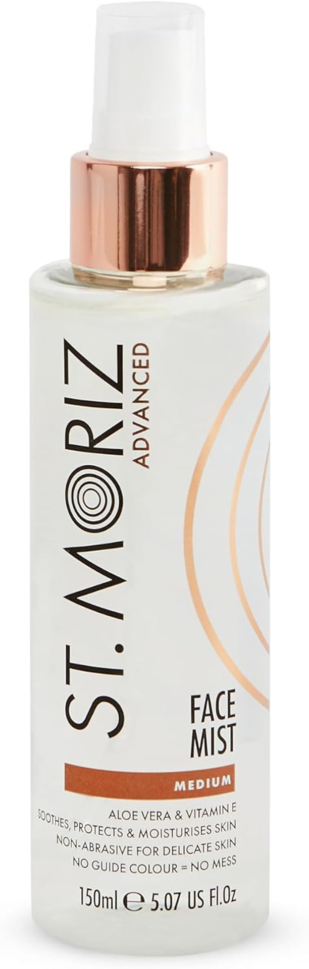 St Moriz Advanced Instant Tanning Face Mist with Aloe Vera & Vitamin E, Fast Drying Vegan Fake Tan, Medium (150ml) St Moriz Advanced Instant Tanning Face Mist with Aloe Vera & Vitamin E, Fast Drying Vegan Fake Tan, Medium (150ml)