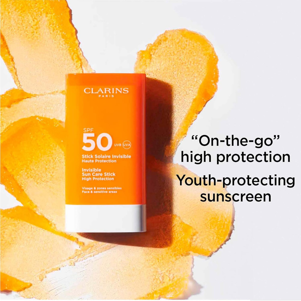 Clarins Invisible Sun Care Stick SPF50 High Protection 17g