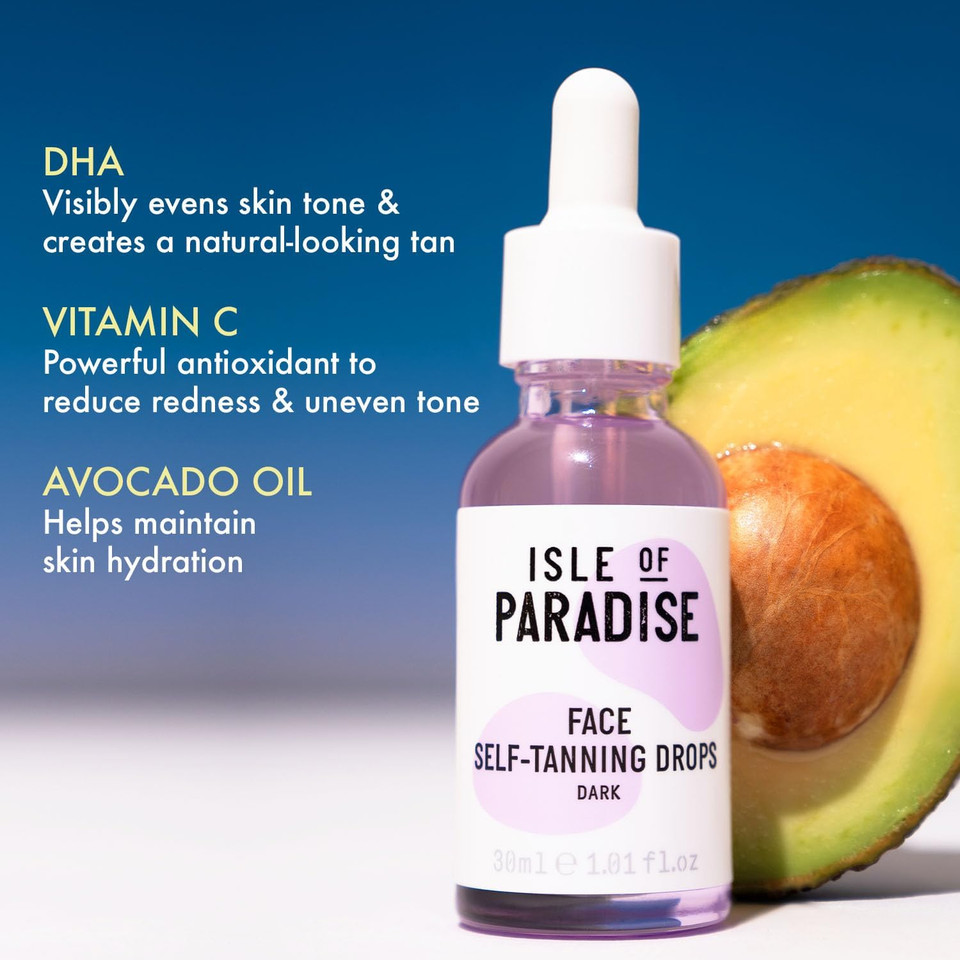 Isle of Paradise Self-Tanning Body Drops, Peach: For Fair to Light Skin Tones, 75ml