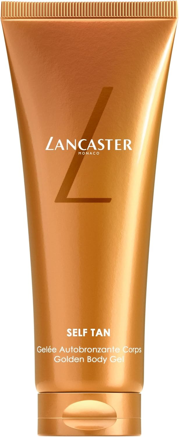 Lancaster Self Tan Golden Body Gel 125ml | Natural Summer Tan | Healthy-Looking Golden Glow | 2-in-1 Perfecting Self Tanner and Body Moisturiser | Easy-to-Spread Formula
