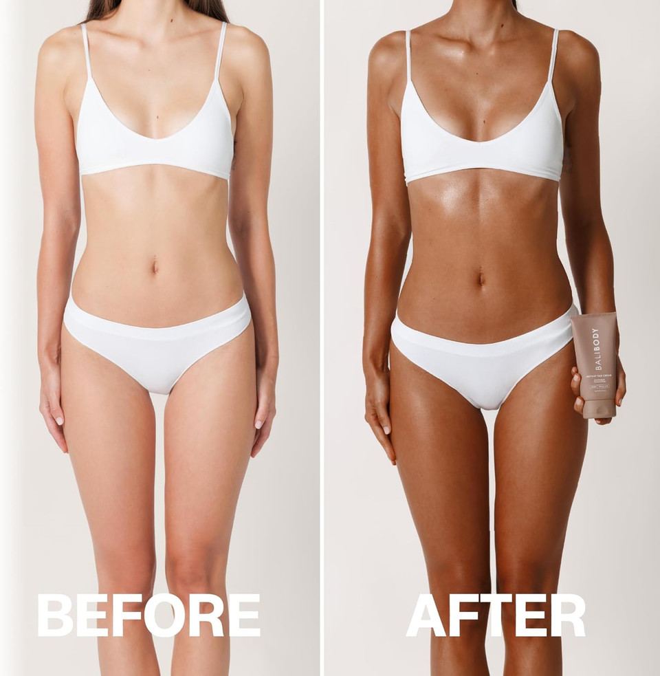 Bali Body Instant Tan Cream | Fast-Drying, Minimal Transfer | Suitable for All Skin Types, Including Sensitive Skin (150 ml/5.07 fl oz)
