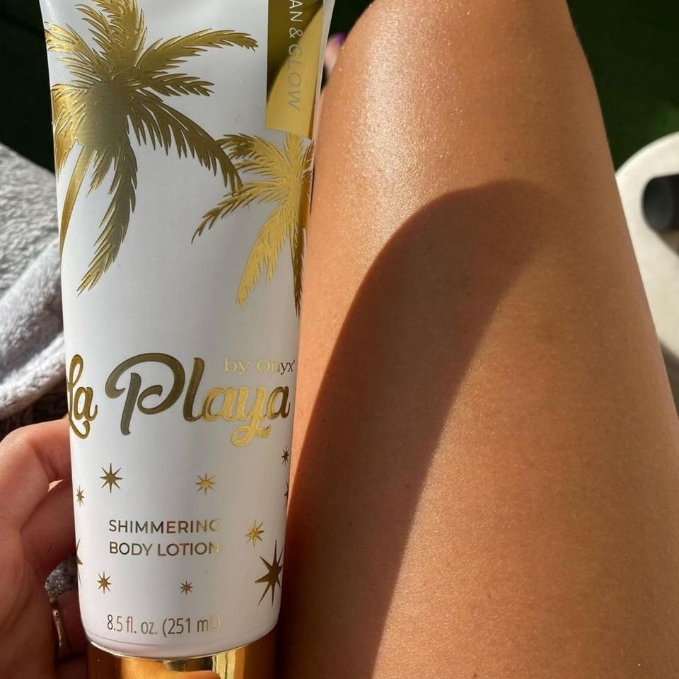 Onyx La Playa After Sun Sunbed Cream | Hydrating Moisturiser for Lasting Tan | Illuminating Glow Effect | Smooth, Radiant Skin | Nourishing Lotion for Indoor & Outdoor Tanning | Streak-Free
