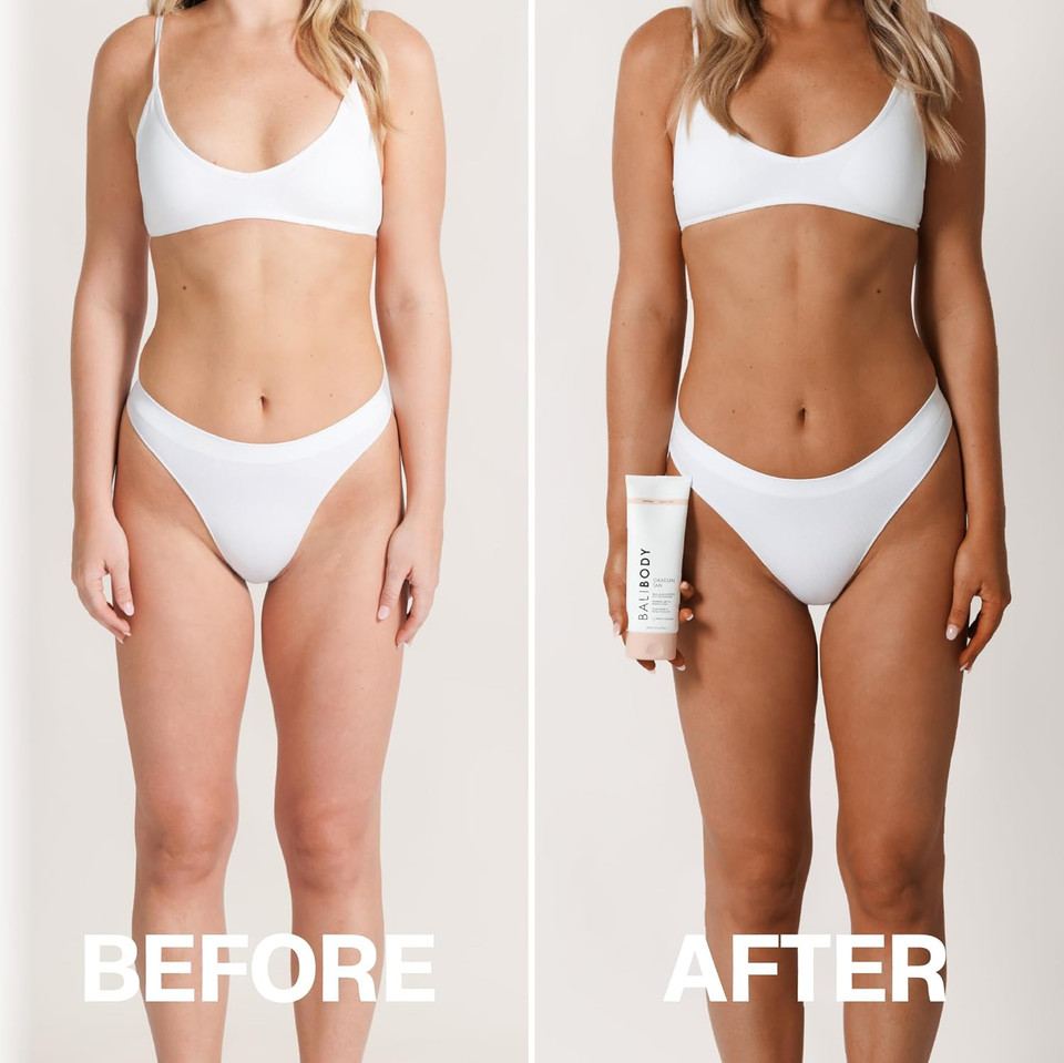 Bali Body Gradual Tan | 2-in-1 Moisturizer for the Whole Body Providing Gradual Bronze Glow | Soothing & Non-Irritating for All Skin Types | Vegan, Cruelty Free, Australian Made (200 ml/6.7 fl oz) Bali Body Gradual Tan | 2-in-1 Moisturizer for the Whole Body Providing Gradual Bronze Glow | Soothing & Non-Irritating for All Skin Types | Vegan, Cruelty Free, Australian Made (200 ml/6.7 fl oz)