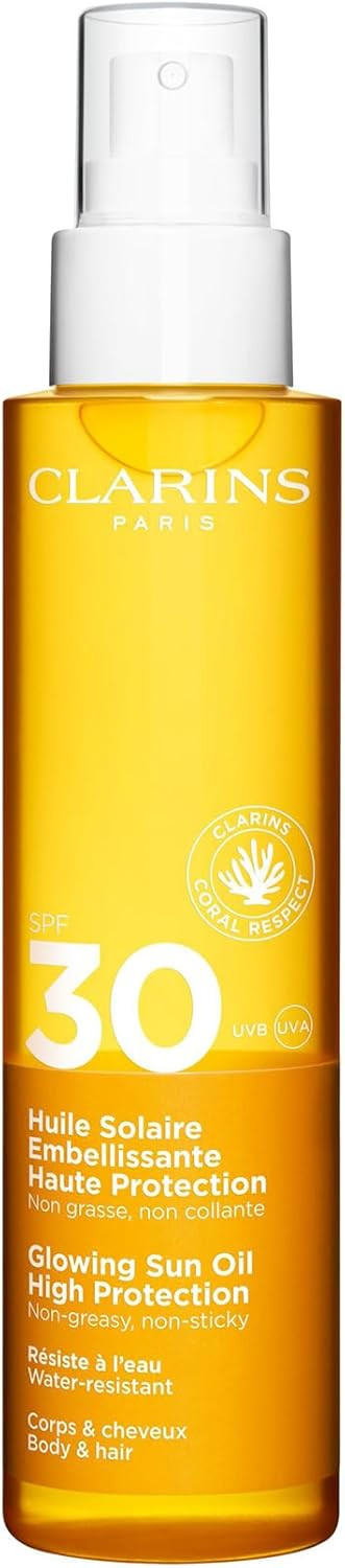 Clarins Glowing Sun Oil High Protection SPF30 150ml