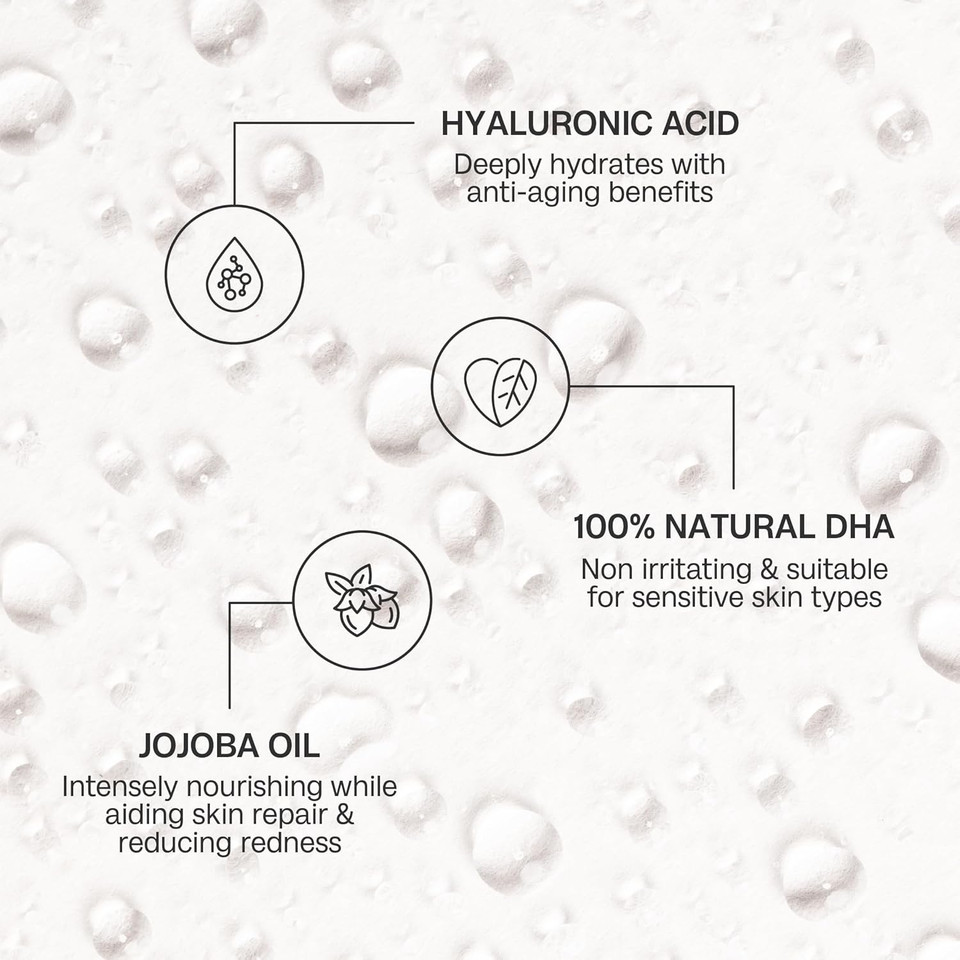 Bali Body Face Tan Mist - Ultra Dark | Streak-Free, Fast Drying Facial Self Tanner | Hydrating Soothing Formula for All Skin Types | Vegan, Cruelty Free, Australian Made (100 ml/3.4 fl oz)