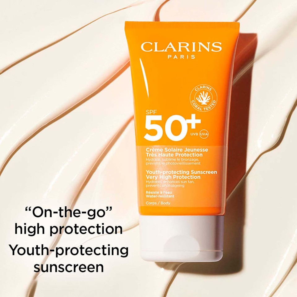 Clarins Youth-protecting Sunscreen for Body SPF50 Very High Protection 150ml