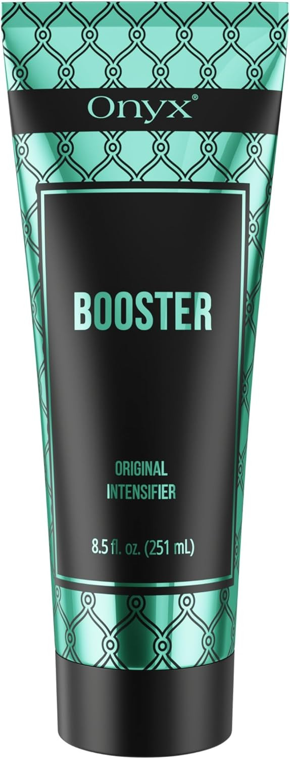 Onyx Booster Tanning Accelerator | Hydrating Sunbed Cream for Rapid Indoor & Outdoor Tanning | Melanin Enhancing Lotion for Smooth, Even Results | Intense Hydration for a Natural, Golden Tan | 251ml