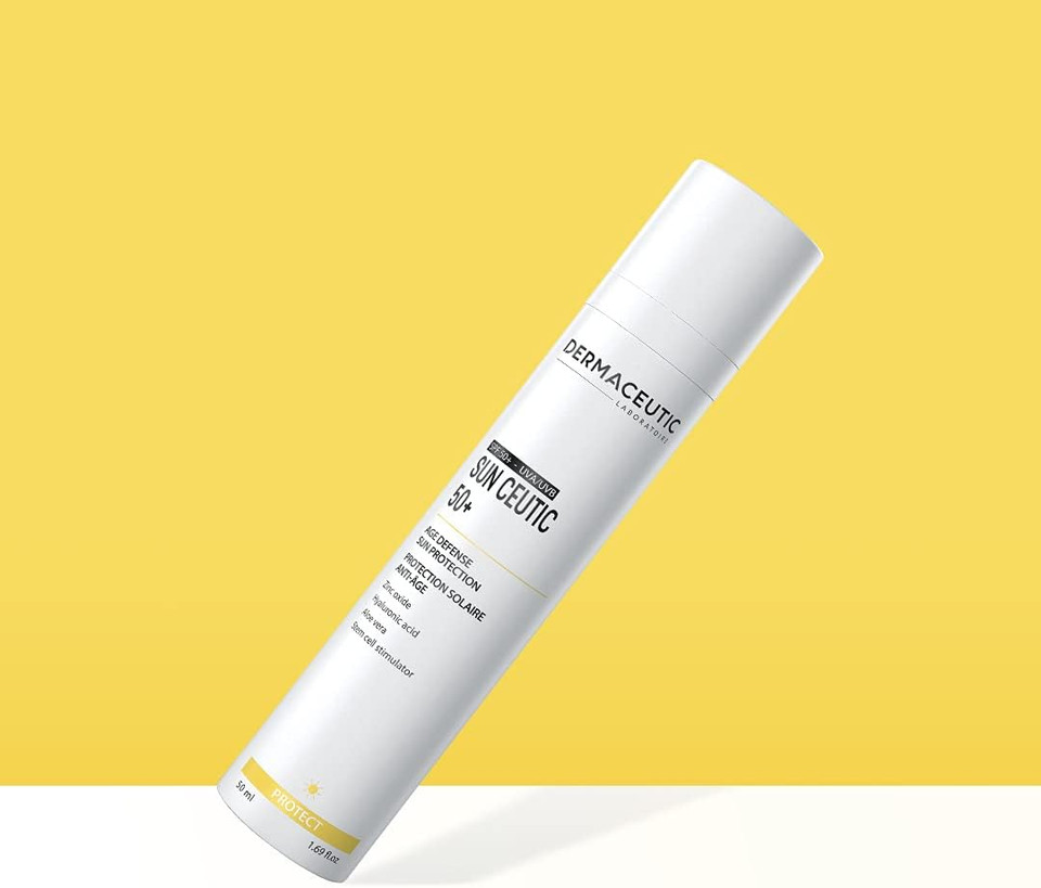Dermaceutic Sun Ceutic 50+ - Sun cream SPF 50+ - Full spectrum protection sunscreen with powerful UVA/UVB filters - Defense face sun block - 50ml