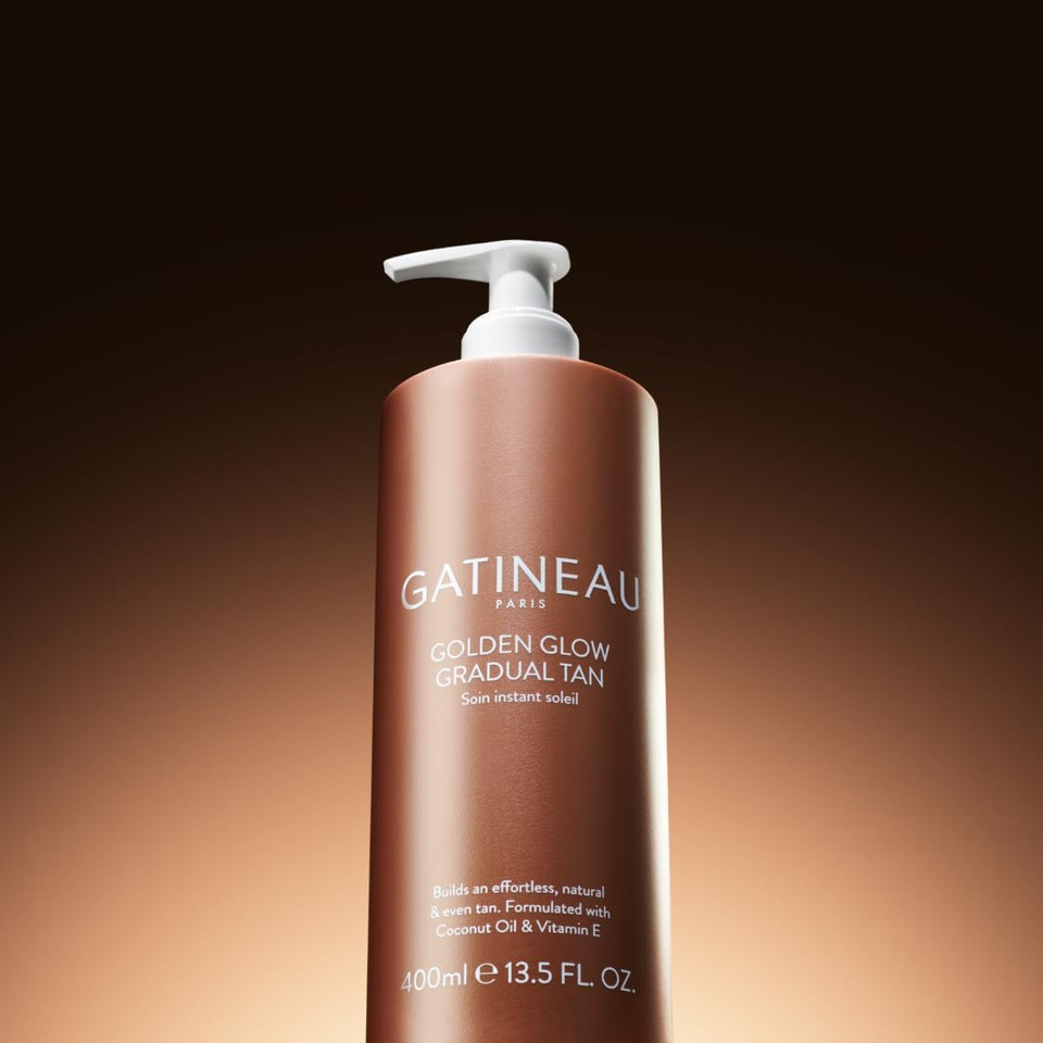 Gatineau - Golden Glow Gradual Tan Face & Body Duo, with 2 in 1 Moisturiser & Self Tanning Lotion (400ml) and Face Serum Medium/Dark (10ml)
