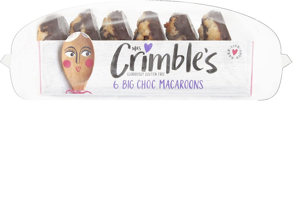 Mrs Crimble's 6 Large Chocolate Macaroons, 195g, Brown