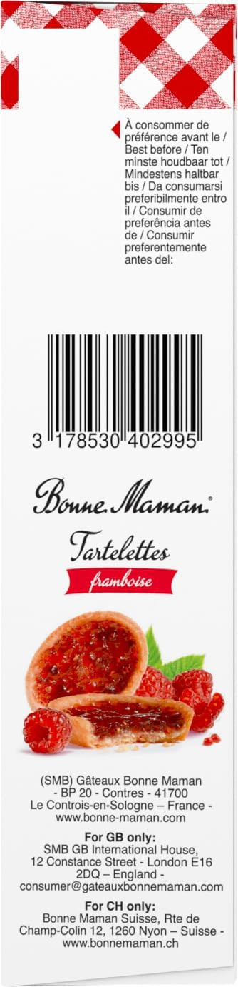 Bonne Maman Raspberry Tartlet, 135 g