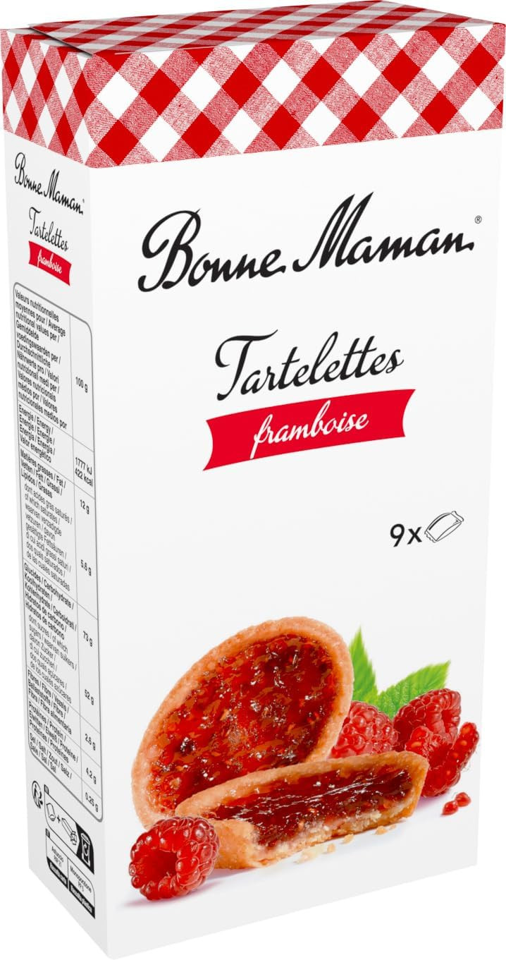 Bonne Maman Raspberry Tartlet, 135 g
