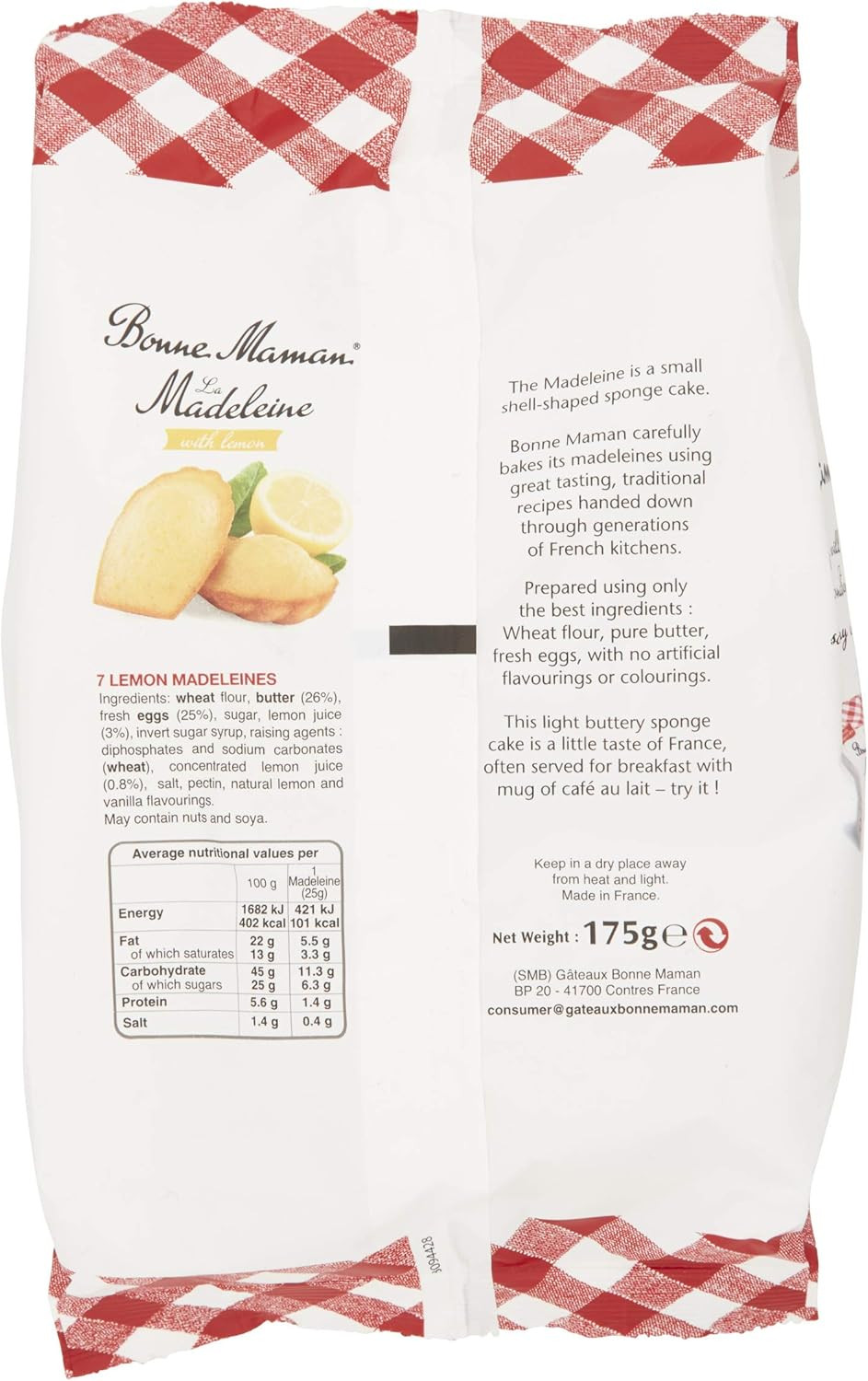 Bonne Maman La Madeleine, 175g