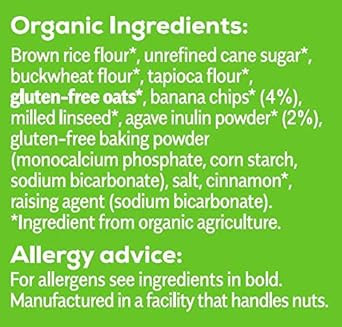 SUPERFOOD BAKERY - Organic Rise & Shine Banana Loaf Mix: Organic, Gluten Free, Dairy Free, Vegan Friendly and Deliciously All-Natural Banana loaf Baking Mix (250g, Makes 1 loaf) pack of 1