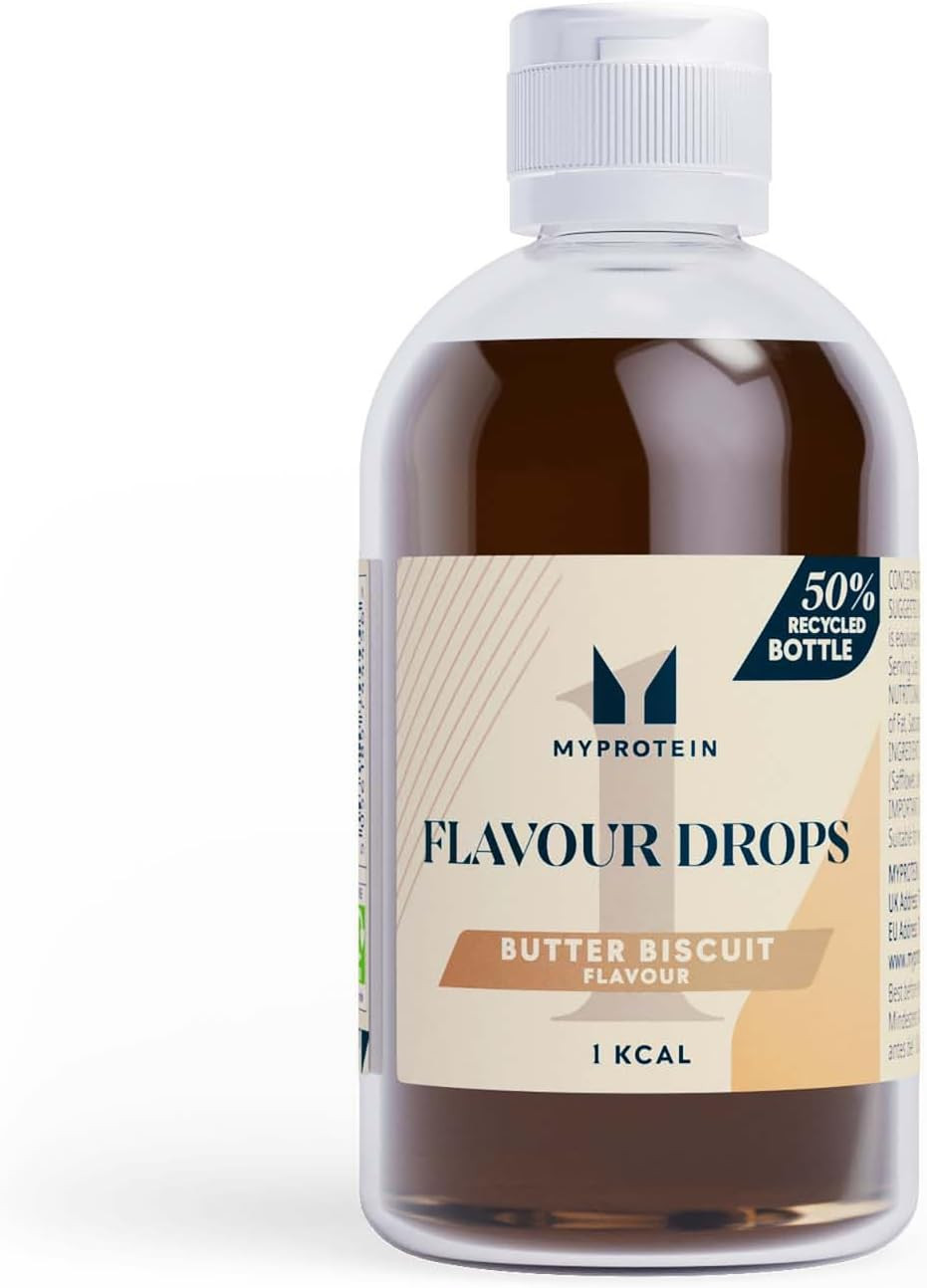 MyProtein FlavDrops  Butter Biscuit, 50ml | Zero-Calorie Flavor Drops for Protein Shakes, Smoothies, and Meal Replacements