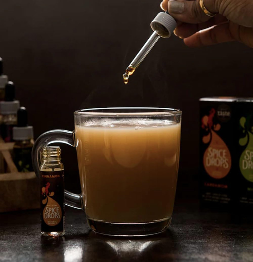 Holy Lama Spice Drops Chai Spices Natural Extract Great Taste Awards. Cooking Ingredient. Baking, Sweet, Dessert, Latte or Masala Tea Drinks Recipes 1 x 5ml Bottle