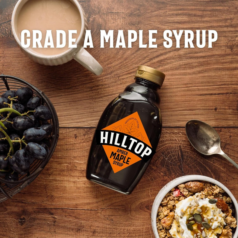 Hilltop Maple Syrup - Amber Early Harvest - Squeezy Bottle - 640g