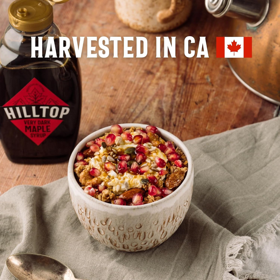 Hilltop Maple Syrup - Very Dark Late Harvest - Squeezy Bottle - 640g