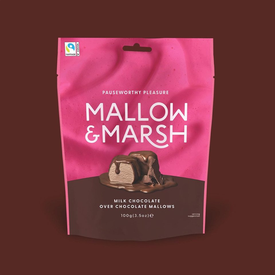 Mallow & Marsh Double Chocolate Marshmallow Sharing Bag  Multipack 6 x 100g