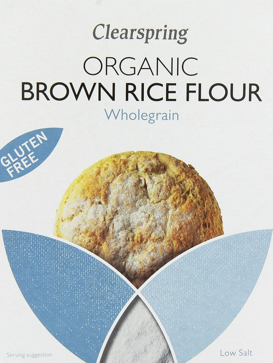 Clearspring Organic Gluten Free Buckwheat Flour, 380g (Pack of 4)