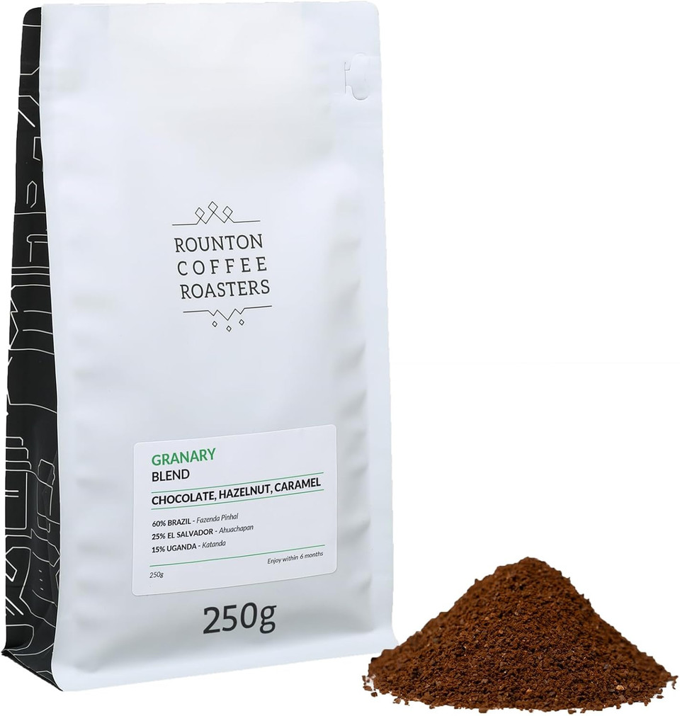 Rounton Coffee Roasters | 250g | Freshly Roasted Coffee | Specialty Coffee (250g, Brazil - Ground)