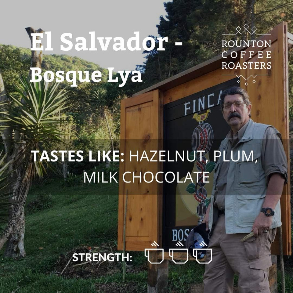 Rounton Coffee Roasters | 1kg Green Coffee Beans El Salvador Finca Bosque Lya | Central American Green Coffee Beans| Raw Unroasted Coffee Beans for home Roasting