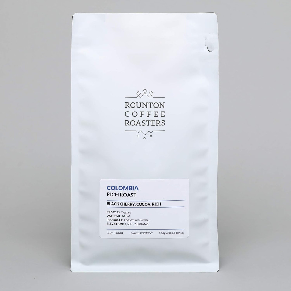Rounton Coffee Roasters | 1kg Green Unroasted Coffee Beans from Colombia | Home or Business Coffee Roasting | 100% Arabica Specialty Grade Raw Coffee Beans