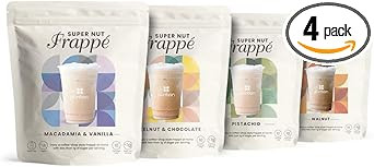 Purition 4x Flavours Healthy Frappés Coffee Alternative (4x10 servings) | Plant Based Ingredients | No Added Sugar | Premium Frappés Alternative