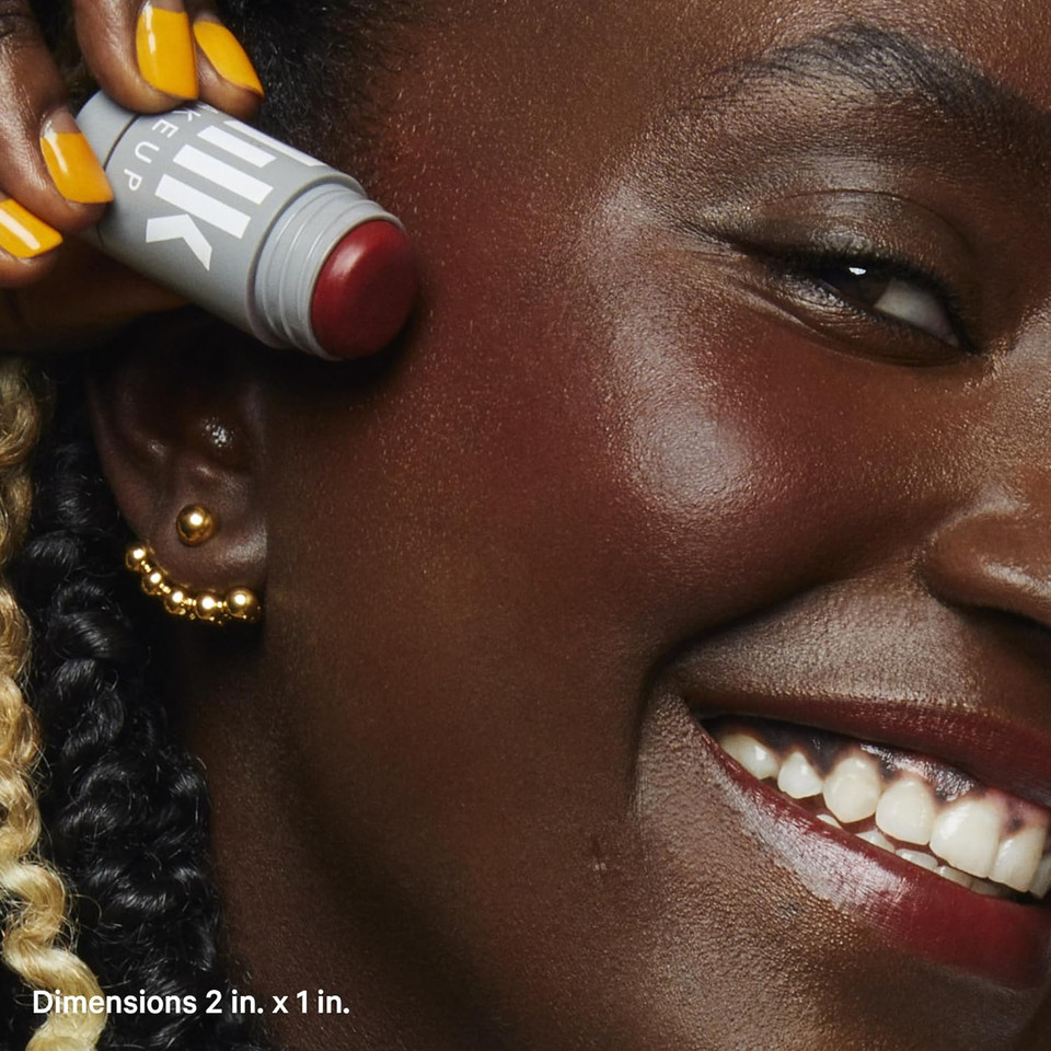 Milk Makeup Lip + Cheek, Muse (Deep Burgundy) - 0.21 Fl Oz - Cream Blush & Lip Color - Buildable & Blendable - 1,000+ Swipes Per Stick - Non-Comedogenic - Vegan, Cruelty Free Milk Makeup Lip + Cheek, Muse (Deep Burgundy) - 0.21 Fl Oz - Cream Blush & Lip Color - Buildable & Blendable - 1,000+ Swipes Per Stick - Non-Comedogenic - Vegan, Cruelty Free