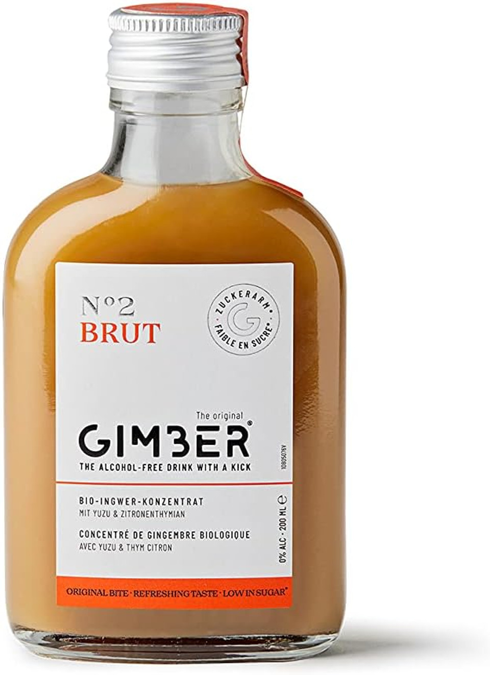 Gimber Organic Ginger Concentrate 200ml l New Recipe l Less Sugar l Alcohol-Free Organic Drink Made from Ginger, Yuzu Fruit and Lemon Thyme | Brut The New Organic Ginger Concentrate Gimber Organic Ginger Concentrate 200ml l New Recipe l Less Sugar l Alcohol-Free Organic Drink Made from Ginger, Yuzu Fruit and Lemon Thyme | Brut The New Organic Ginger Concentrate