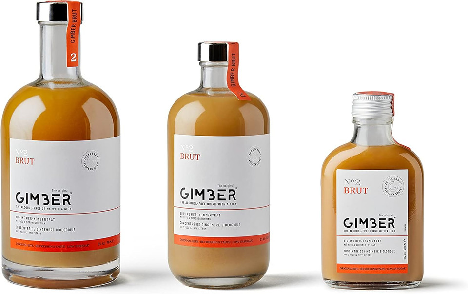 Gimber Organic Ginger Concentrate 200ml l New Recipe l Less Sugar l Alcohol-Free Organic Drink Made from Ginger, Yuzu Fruit and Lemon Thyme | Brut The New Organic Ginger Concentrate Gimber Organic Ginger Concentrate 200ml l New Recipe l Less Sugar l Alcohol-Free Organic Drink Made from Ginger, Yuzu Fruit and Lemon Thyme | Brut The New Organic Ginger Concentrate