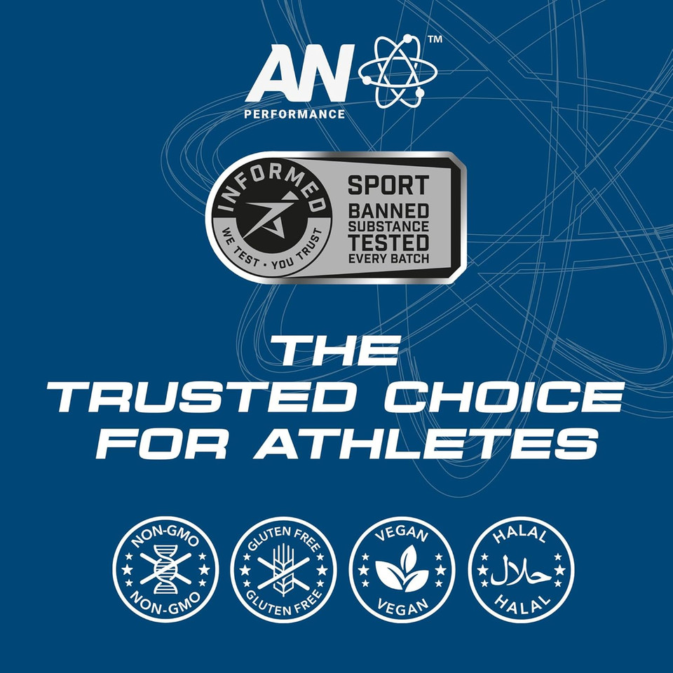 AN Performance Creatine + Peptide Powder 5g Creatine Monohydrate and 2.4g PeptiStrong Per Serving for Strength Endurance Recovery and Muscle Growth Unflavoured (444g - 60 Servings)