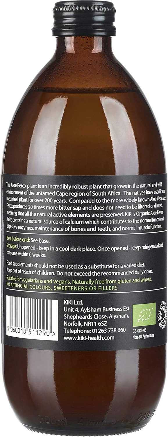 KIKI Health Organic Aloe Ferox Juice 500ml