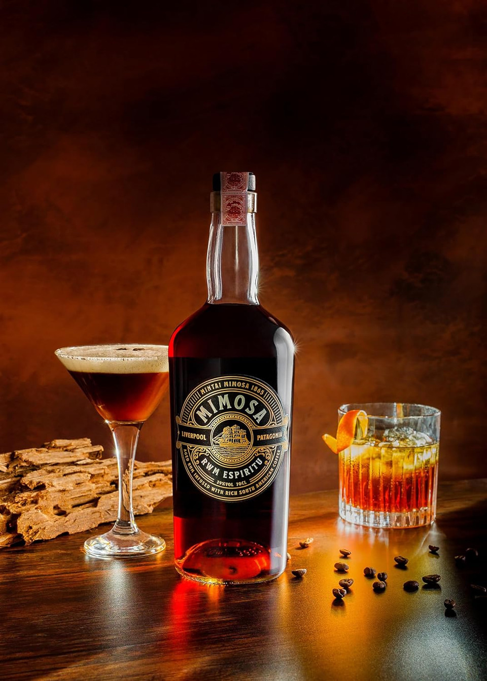 Mimosa Coffee Rum Liqueur 70cl | Smooth Aged Rum Infused with Rich Coffee by Alun Wyn Jones, Dark Rum Coffee Liqueur for Espresso Martini, Cocktails or Neat on the Rocks - Caribbean Rum (29% ABV) Mimosa Coffee Rum Liqueur 70cl | Smooth Aged Rum Infused with Rich Coffee by Alun Wyn Jones, Dark Rum Coffee Liqueur for Espresso Martini, Cocktails or Neat on the Rocks - Caribbean Rum (29% ABV)