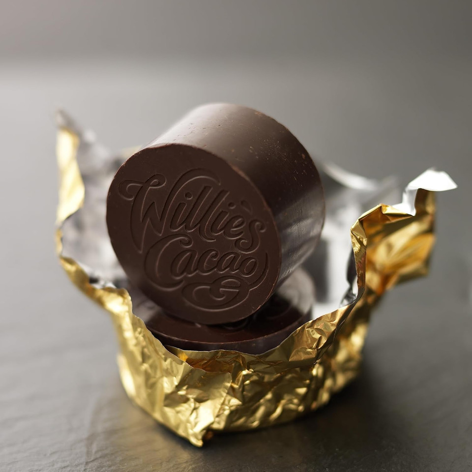 Willie's Cacao - 100% Cacao - Venezuelan Black 100% Carenero Cacao - 180g- Nutty spicy notes - For cooking, baking, drinks - Vegan & No Added Sugar